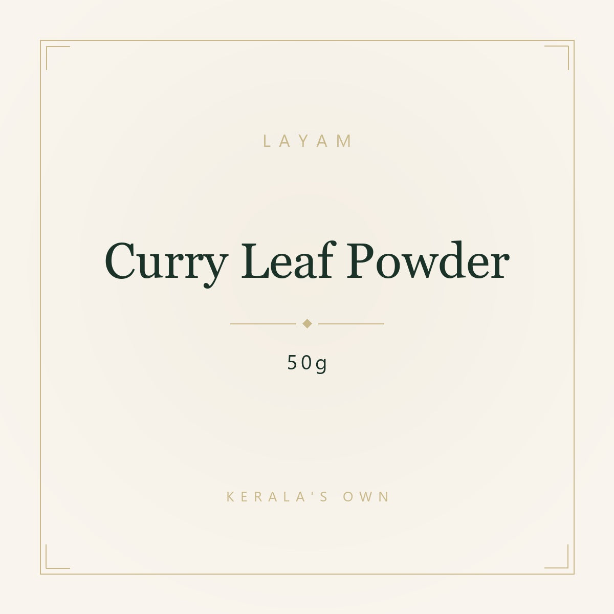 LAYAM Curry Leaf Powder, 50g