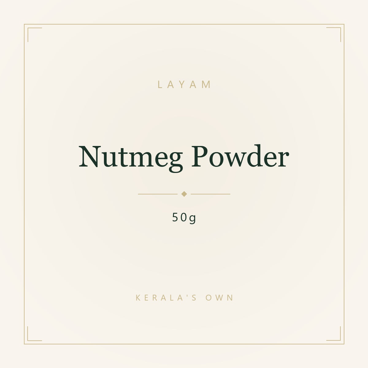 LAYAM Nutmeg Powder, 50g